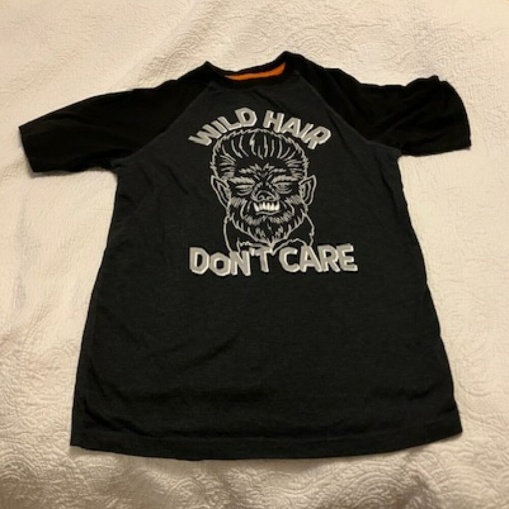 Boys Black Graphic Tee Shirt